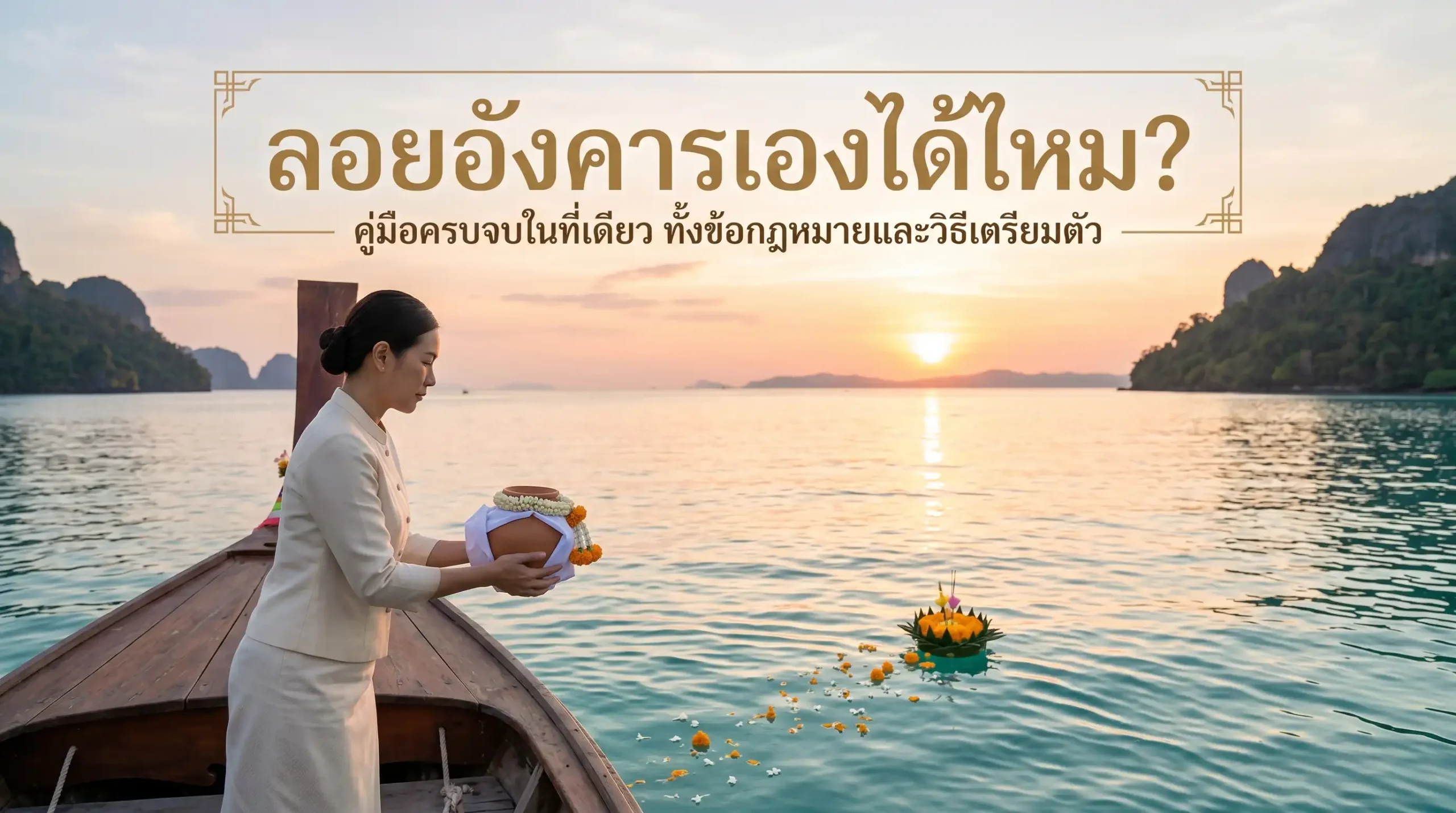 ลอยอังคารเองได้ไหม