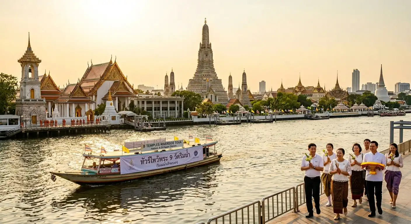 ไหว้พระ 9 วัด กรุงเทพ ริมแม่น้ำเจ้าพระยา (อัปเดต 2026) เสริมดวง